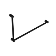 MECCA CARE 32MM DDA GRAB RAIL SET 90 DEGREE 600X1000MM MATTE BLACK
