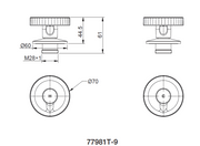 Components Wall Mount Dual Handles - Industrial Trim