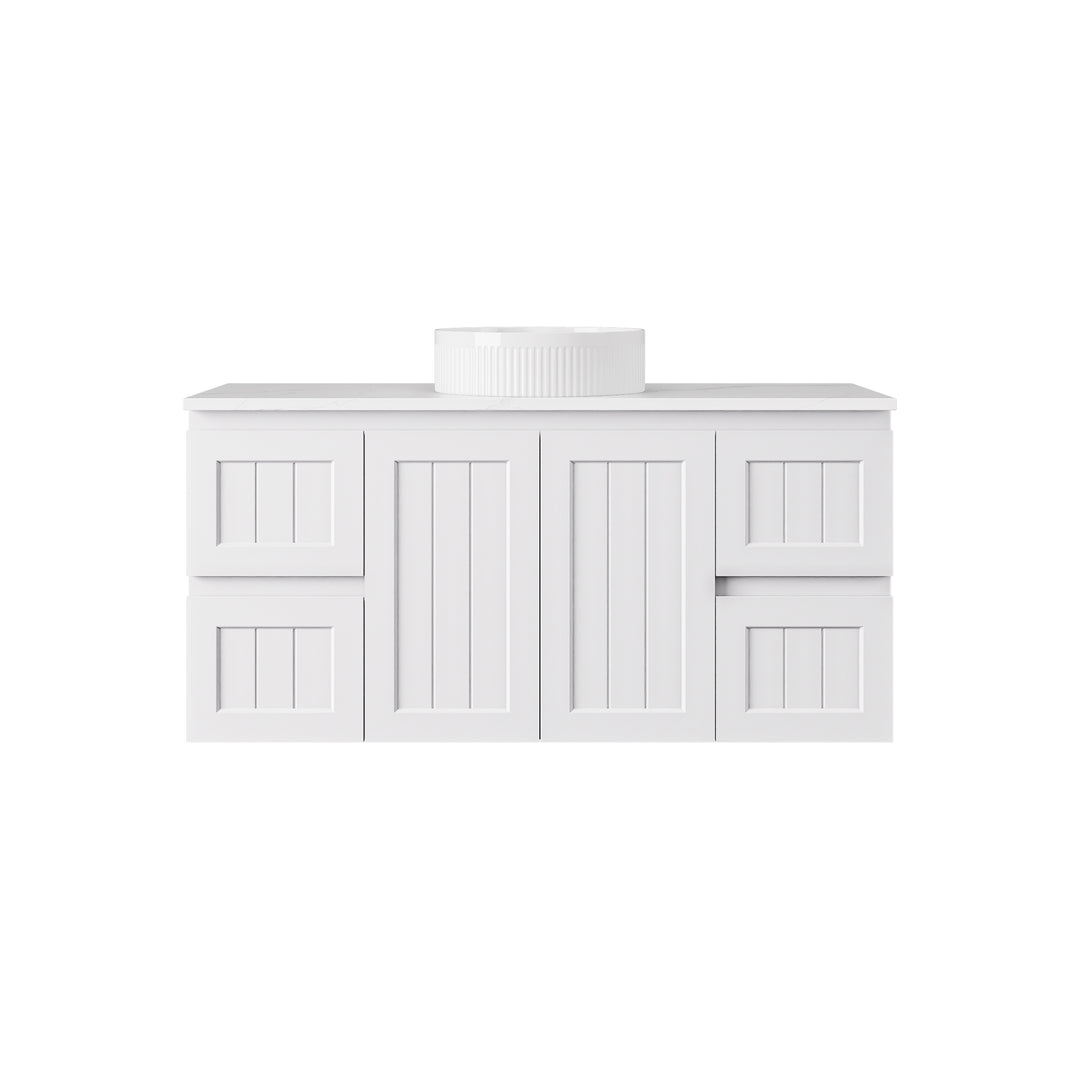 Achill Federation Wall Hung Vanity Matte White