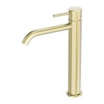 Load image into Gallery viewer, Zen SS316L Tall Basin Mixer Brushed Gold
