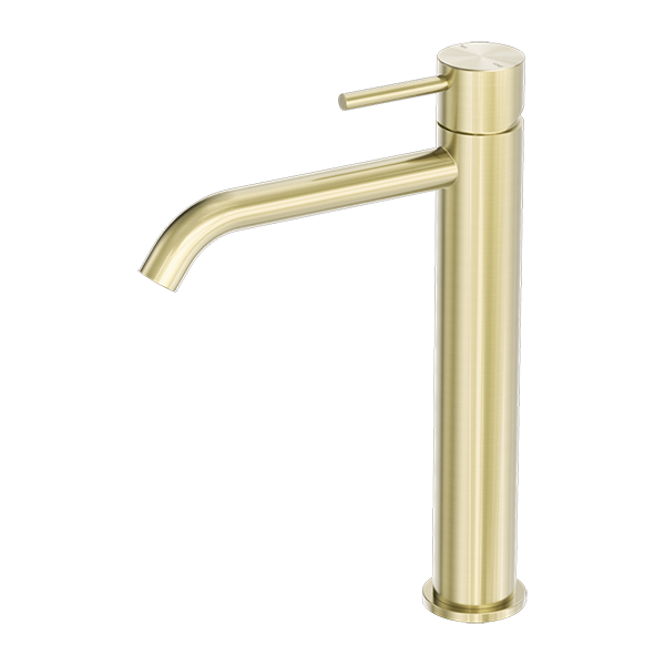 Zen SS316L Tall Basin Mixer Brushed Gold