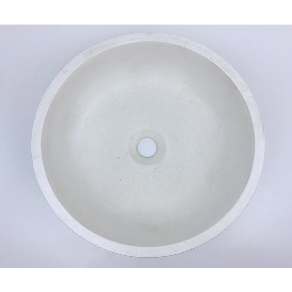 350*350*120 Circular Above Counter Basin Elios - Ivory