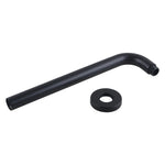 Load image into Gallery viewer, Round Black Wall Straight Shower Arm 400mm
