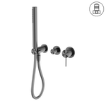 Load image into Gallery viewer, MECCA SHOWER MIXER DIVERTOR SYSTEM SEPARATE BACK PLATE GUN METAL
