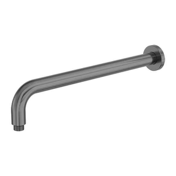 Zen SS316L Round Shower Arm 400mm Length Graphite
