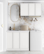 Load image into Gallery viewer, Laundry Kit 1715A Hampshire White with Cloudy Carrara Top
