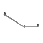 Load image into Gallery viewer, MECCA CARE 32MM AMBULANT 45 DEGREE BENT TUBE GRAB RAIL 450X650MM GUN METAL

