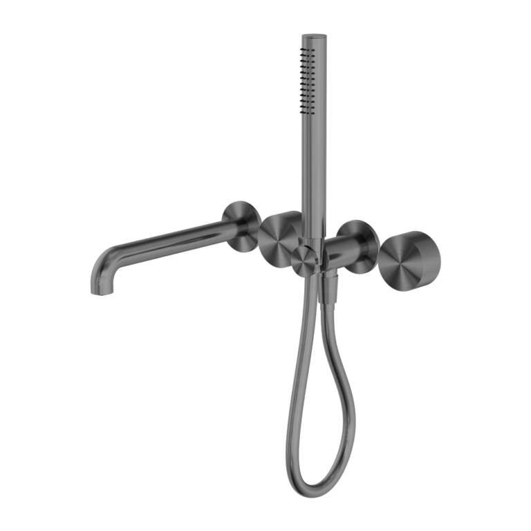 KARA PROGRESSIVE SHOWER SYSTEM SEPARATE PLATE WITH SPOUT 230MM GUN METAL