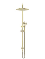 Load image into Gallery viewer, Round Combination Shower Rail 300mm Rose, Three Function Hand Shower - PVD Tiger Bronze

