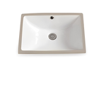 Load image into Gallery viewer, Crete
Fine Ceramic 
Under Counter Basin
With Overflow 32mm Waste
Size:460*335*190
Gloss  White
