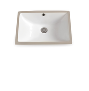 Crete
Fine Ceramic 
Under Counter Basin
With Overflow 32mm Waste
Size:460*335*190
Gloss  White