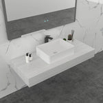 Load image into Gallery viewer, 500*360*140 White matte Cast Solid Surface Basin
