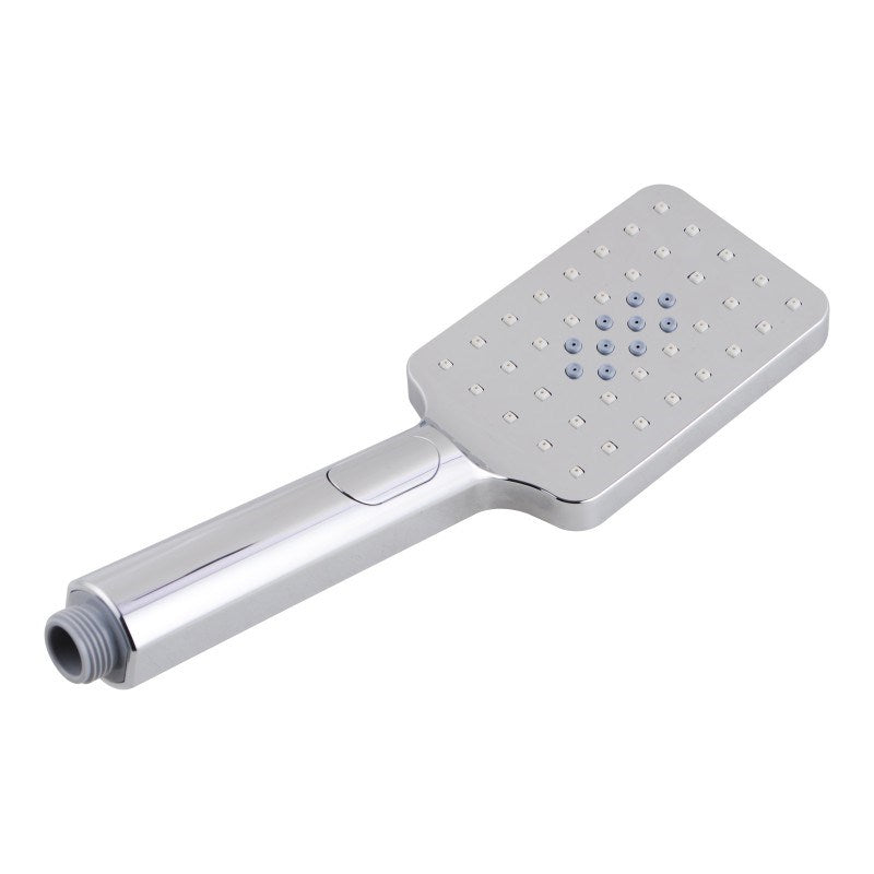 Square 3 Functions Chrome ABS Handheld Shower