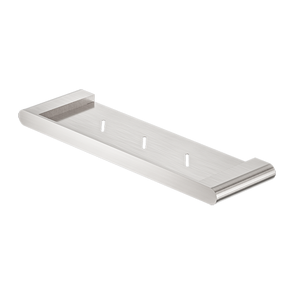 BIANCA METAL SHOWER SHELF BRUSHED NICKEL
