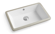 Crete
Fine Ceramic 
Under Counter Basin
With Overflow 32mm Waste
Size:525*345*185
Gloss  White