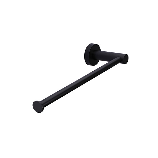 Round Guest Towel Rail - Matte Black