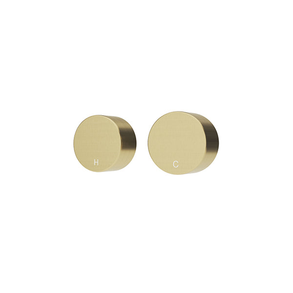 Circular Wall Taps - PVD Tiger Bronze