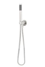 Load image into Gallery viewer, Round Hand Shower on Fixed Bracket - PVD Brushed Nickel
