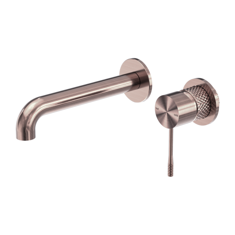 OPAL WALL BASIN/BATH MIXER SEPARATE BACK PLATE 260MM GRAPHITE