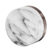 Serenity Progressive Shower Mixer With Arabescato Corchia Handle Brushed Bronze