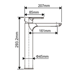 Load image into Gallery viewer, VOG Series Gun Metal Grey Tall Basin Mixer
