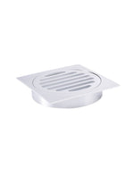 Load image into Gallery viewer, Square Floor Grate Shower Drain 100mm outlet - Polished Chrome
