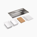 Load image into Gallery viewer, Prolific  33&quot; undermount single-bowl workstation kitchen sink
