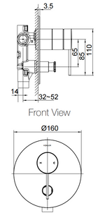 Load image into Gallery viewer, Components S/B w Diverter Thin Trim - Pin Handle
