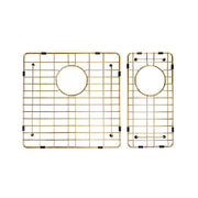 Lavello Protection Grid for MKSP-D670440 (2pcs) - Brushed Bronze Gold