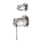 OPAL SHOWER MIXER WITH DIVERTOR SEPARATE PLATE BRUSHED NICKEL