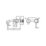 Load image into Gallery viewer, DOLCE WALL BASIN/BATH MIXER SEPARATE BACK PLATE BRUSHED GOLD
