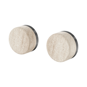 Serenity Wall Top Assembly With Rome Travertine Handle Gun Metal