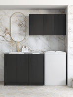 Load image into Gallery viewer, Laundry Kit 1715A Byron/Bondi Black Oak with Cloudy Carrara Top

