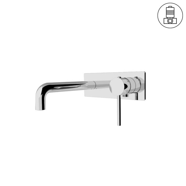 DOLCE WALL BASIN/BATH MIXER CHROME