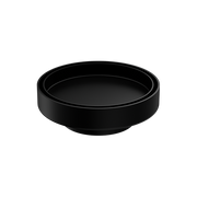 130MM ROUND TILE INSERT FLOOR WASTE 80MM OUTLET MATTE BLACK