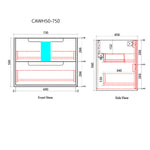 Load image into Gallery viewer, Flauto Wall Hung Vanity
