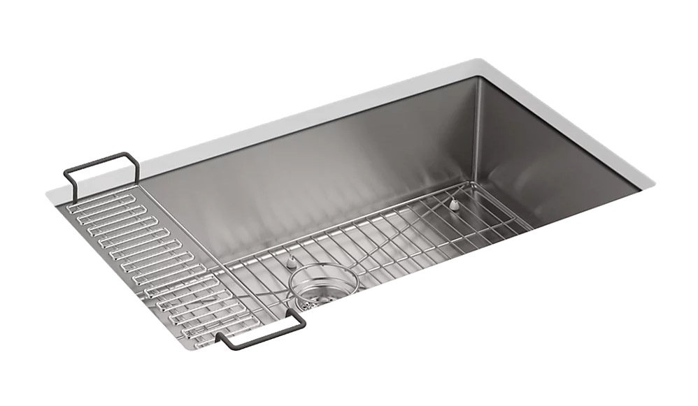 Strive 32" Undermount Single-Bowl Kitchen Sink with Accessories