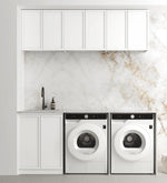Load image into Gallery viewer, Laundry Kit 1960A Hampshire White with Natural Carrara Marble Top
