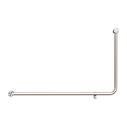 MECCA CARE 32MM DDA 90 DEGREE BENT TUBE GRAB RAIL 600X1000MM BRUSHED NICKEL