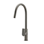 Load image into Gallery viewer, Round Paddle Piccola Pull Out Kitchen Mixer Tap - Shadow
