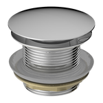 Load image into Gallery viewer, 40MM BATH POP-UP PLUG WITH REMOVABEL WASTE NO OVERFLOW CHROME
