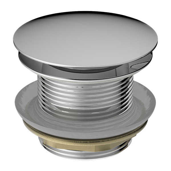 40MM BATH POP-UP PLUG WITH REMOVABEL WASTE NO OVERFLOW CHROME
