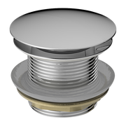 40MM BATH POP-UP PLUG WITH REMOVABEL WASTE NO OVERFLOW CHROME