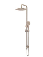 Load image into Gallery viewer, Round Combination Shower Rail 300mm Rose, Three Function Hand Shower - Champagne
