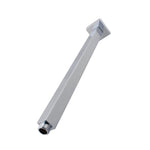 Load image into Gallery viewer, Square Chrome Ceiling Shower Arm 400mm
