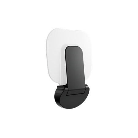 MECCA CARE SHOWER SEAT 400??30MM MATTE BLACK