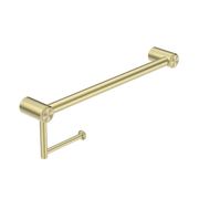 MECCA CARE 25MM TOILET ROLL RAIL 450MM BRUSHED GOLD