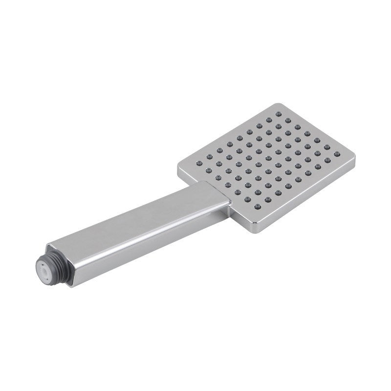 Square Single Function Chrome ABS Handheld Shower