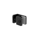 Load image into Gallery viewer, OVER-PANEL GLASS TO GLASS FITTING 10MM GLASS MATTE BLACK
