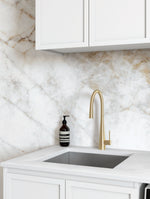 Load image into Gallery viewer, Laundry Kit 1305B Hampshire White with Natural Carrara Marble Top
